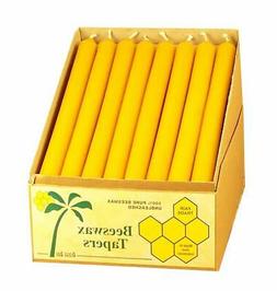 Aloha Bay 100% Pure Unbleached Beeswax 9 inch Tapers - Pack 