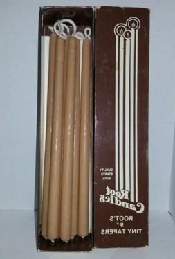 9" Dipped Tiny Taper Beeswax Candle Ivory Unscented
