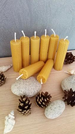 Made Of Natural Beeswax Homemade Candles