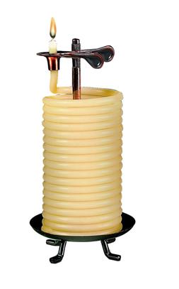 Candle by the Hour 80-Hour Vertical Candle, Eco-friendly Nat