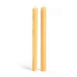 Beeswax Rolled Taper Candles - 8"  