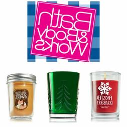 Bath Body Works Single One 1-Wick Medium Glass Jar Candle Bu