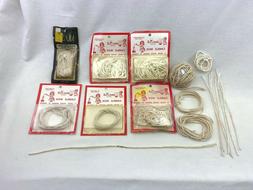 Candle Making Supply Lot: Beeswax, Paraffin, Molds, Wicks, S