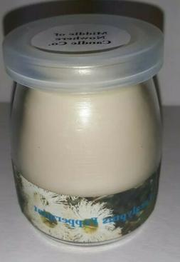 Eucalyptus Peppermint 100% Beeswax Candle 6oz essential oil