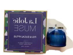 LA JOLIE MUSE FIG Eucalyptus Aromatherapy Scented Candle Gla