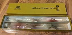 Freemark Abbey HURD Beeswax CANDLES, 12", Twisted Design Set