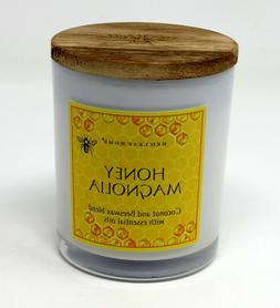 Honey Magnolia and Beeswax Blend Essential Oils Candle by Re