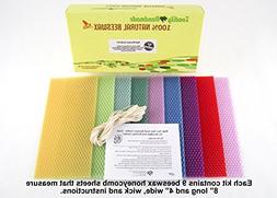 New & Improved Small Beeswax Candle Kit - Perfect for Making