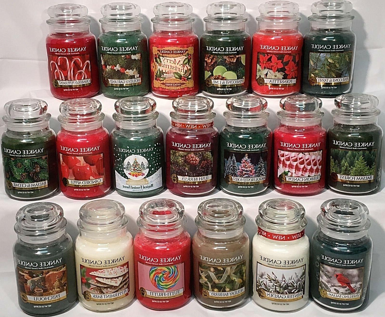 rare holiday christmas 22oz large jar retired