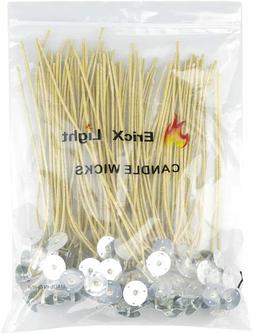 Organic Hemp Candle Wicks, 100 Piece Low Smoke 8" 100% Beesw