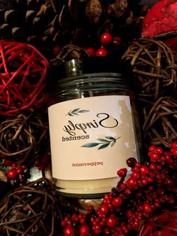 Peppermint Essential Oil Candle ~ 100% Natural