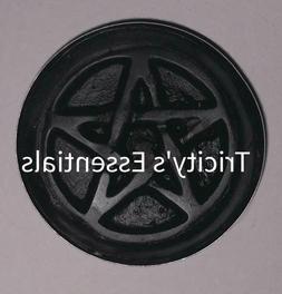 Set Of 6 Pentagram Beeswax tea light candles Wiccan/Pagan/Ho