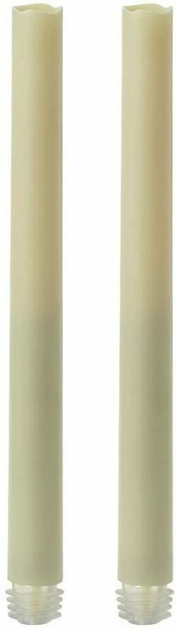 Sterno Home, Cream Impressions Tapers Flameless Candles,9", 