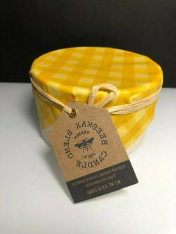 Trader Joe's Beeswax Blend Candle, Lead Free cotton wicks FR
