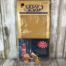 Vintage Candle Magic Candle Making Kit Honey Comb Beeswax Sh