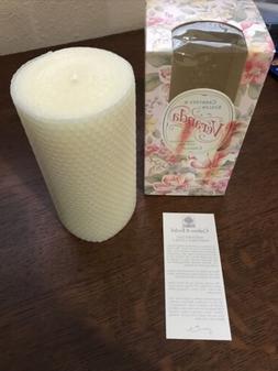 VINTAGE CRABTREE & EVELYN VERANDA ROLLED PERFUMED CANDLE 3x6