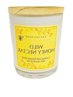 Wild Honey Nectar  and Beeswax Blend Essential Oils Candle b